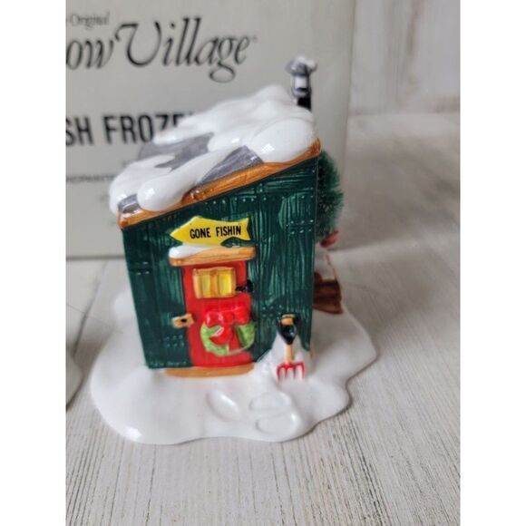 Dept 56 51632 Fresh Frozen Fish snow village accessory Xmas set - Picture 5 of 11